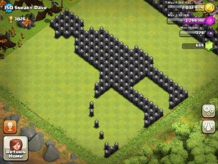 Clash of Clans Funny Base 1