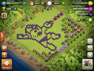 Clash of Clans Funny Base 7