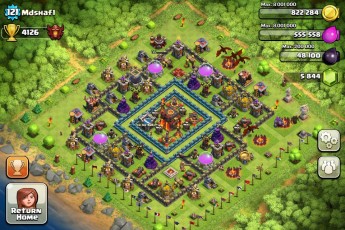 Clash of Clans Town Hall Level 10 Defensive Base Design