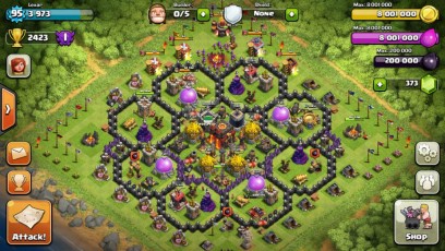 Clash of Clans Town Hall Level 10 Defensive Base Design