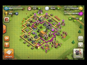 Clash of Clans Town Hall Level 6 Defensive Base