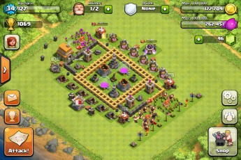 Clash of Clans Town Hall Level 6 Farming Base