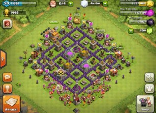 Clash of Clans Town Hall Level 7 Farming Base