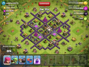 Clash of Clans Town Hall Level 8 Farming Base