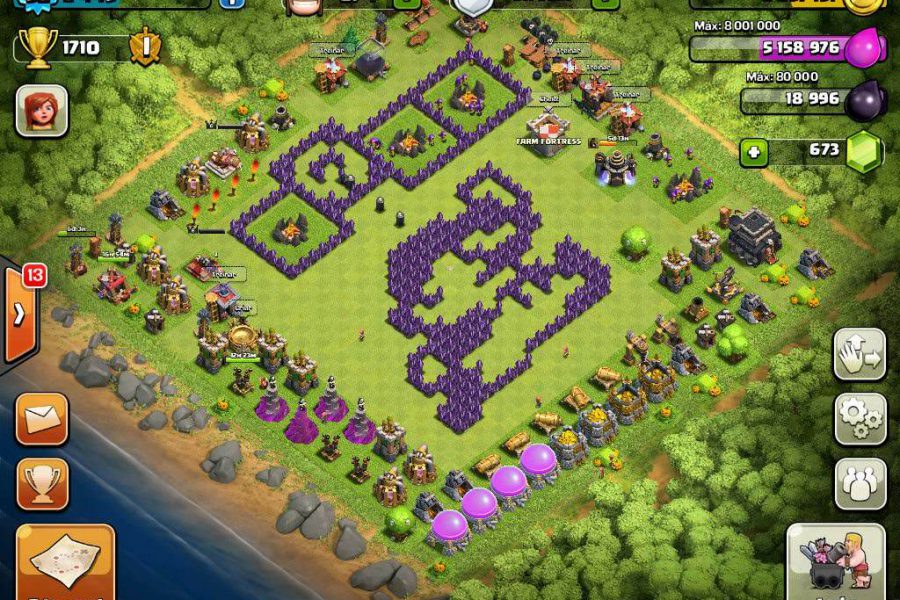 Clash of Clans Funny Base 6