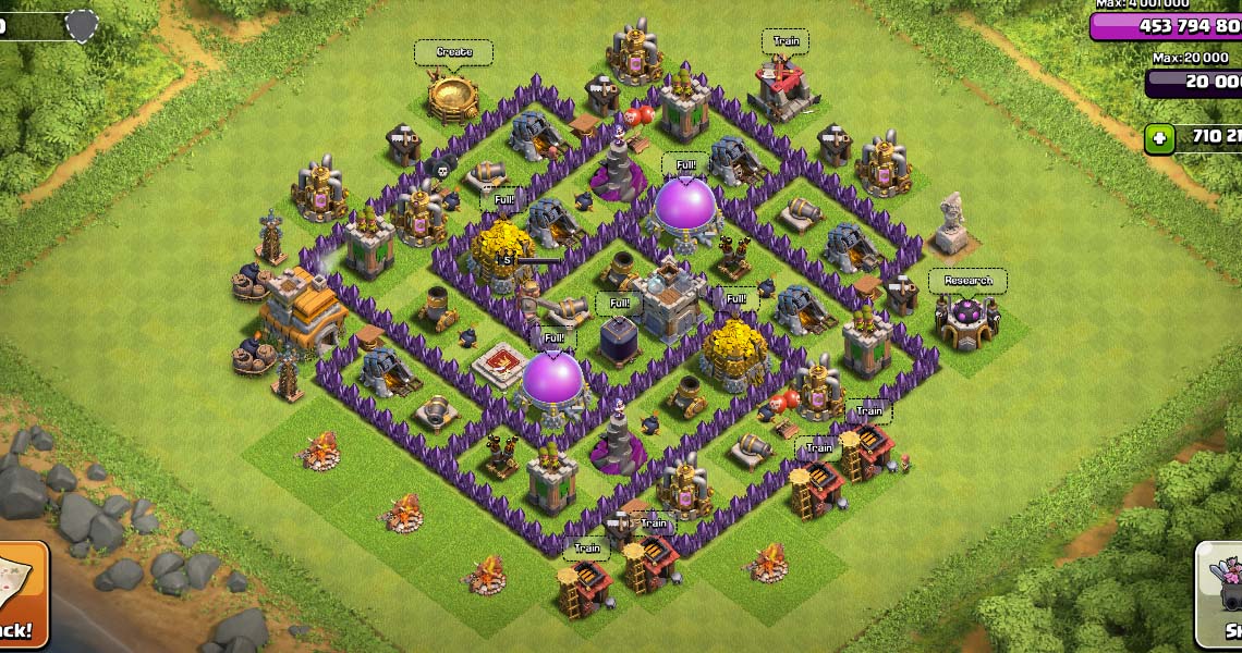 Clash of Clans Town Hall 7 Farming Base