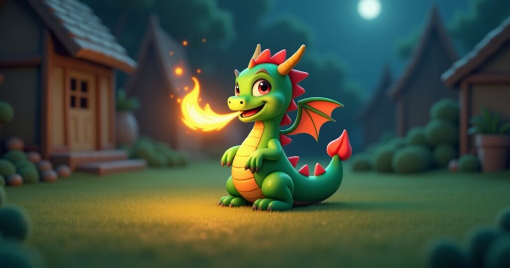 Clash of Clans Baby Dragon – Builder Base illustration