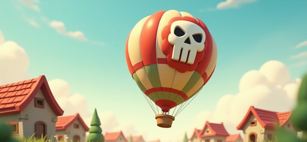 Clash of Clans Balloon illustration