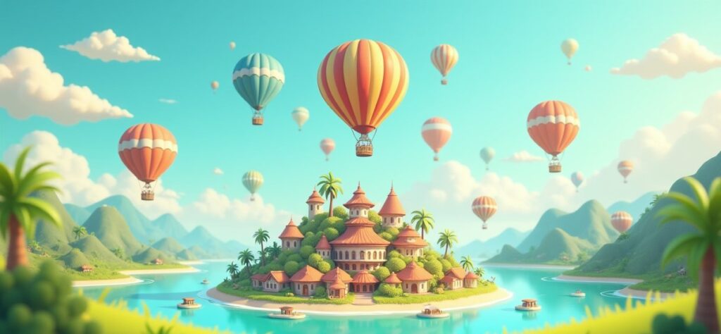 Balloon Lagoon illustration