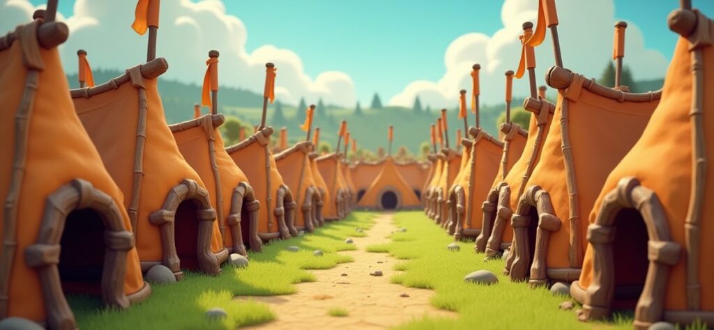 Barbarian Camp illustration