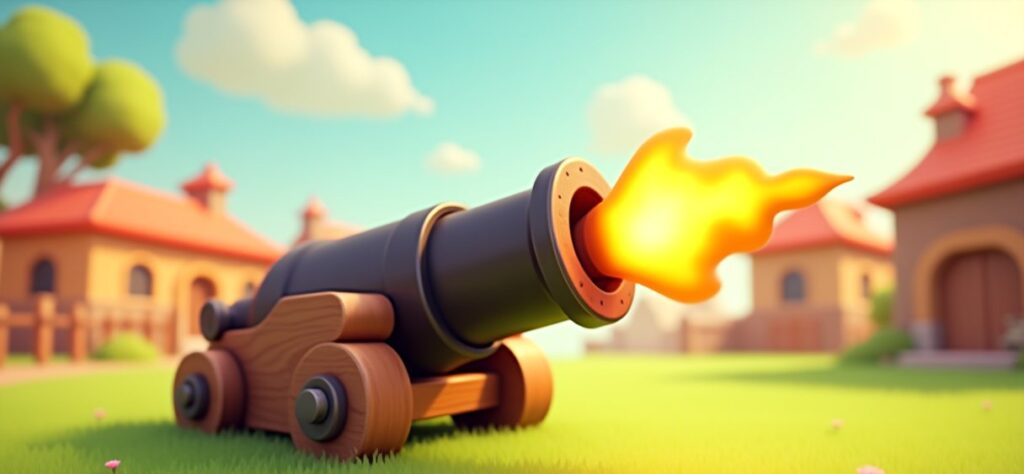 Clash of Clans Double Cannon illustration