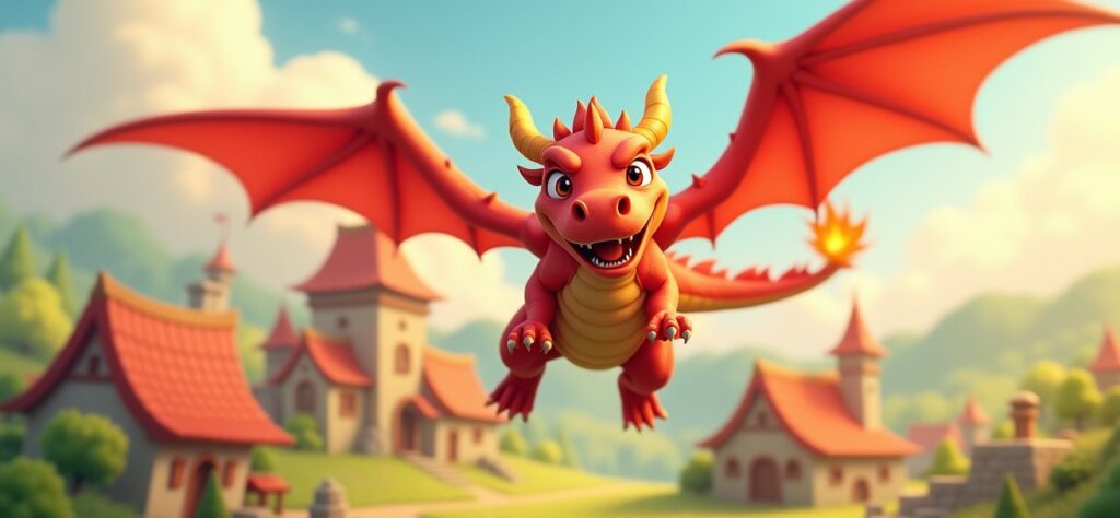 Clash of Clans Dragon illustration