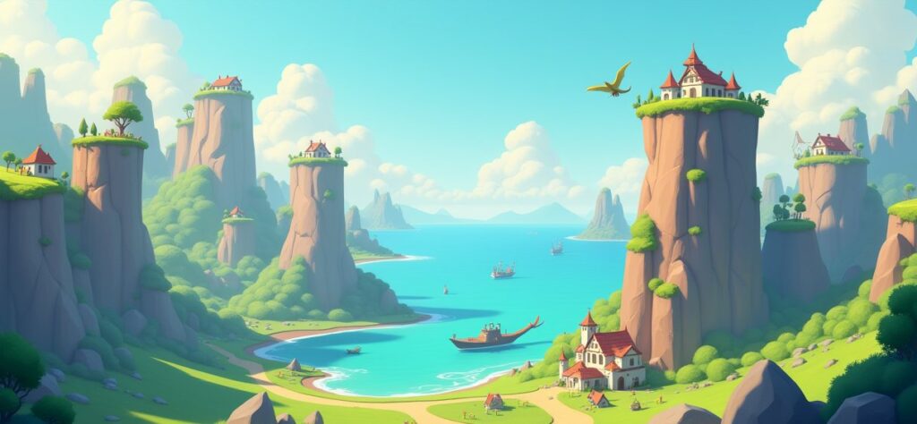 Dragon Cliffs illustration
