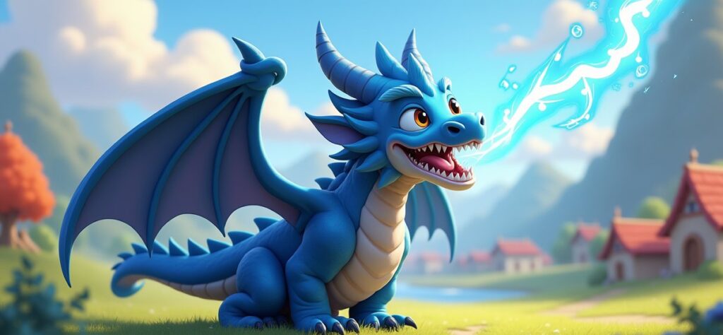 Clash of Clans Electro Dragon illustration
