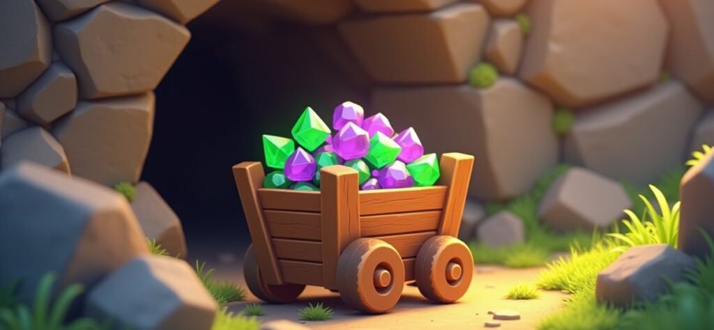 Clash of Clans Gem Mine illustration