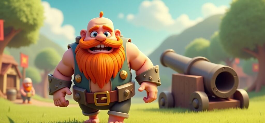 Clash of Clans Giant illustration