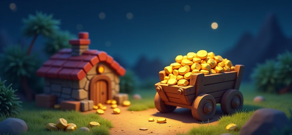 Clash of Clans Gold Mine – Builder Base illustration
