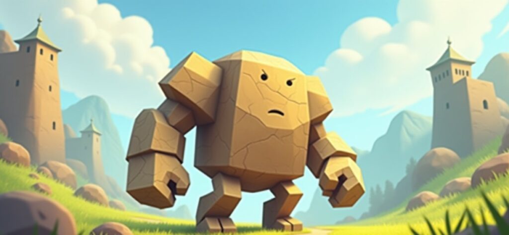 Clash of Clans Golem illustration
