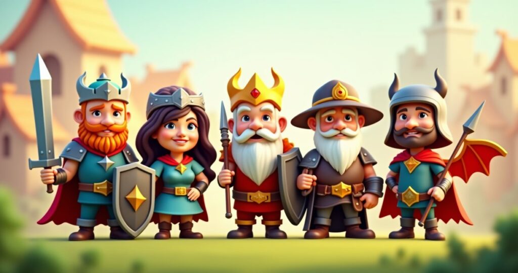 Clash of Clans Heroes illustration
