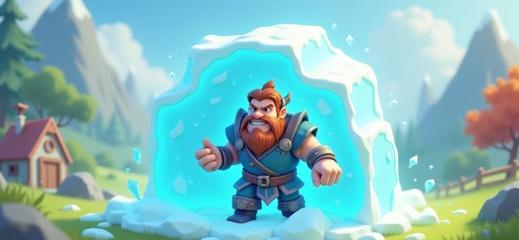 Ice Block Spell illustration
