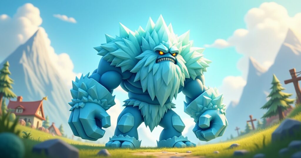 Clash of Clans Ice Golem illustration