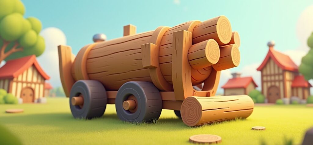 Log Launcher illustration