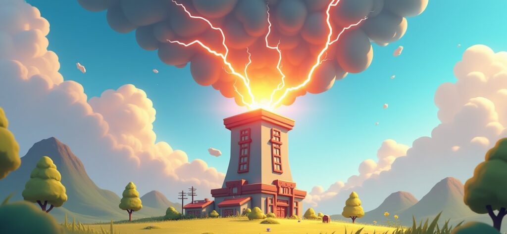Clash of Clans Mega Tesla illustration