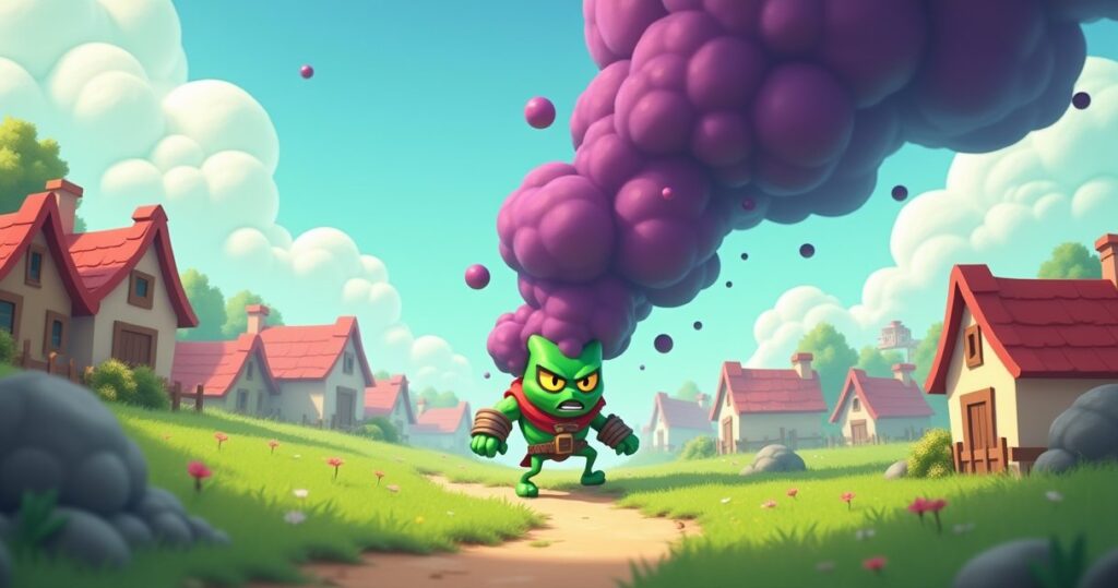 Clash of Clans Poison Spell illustration