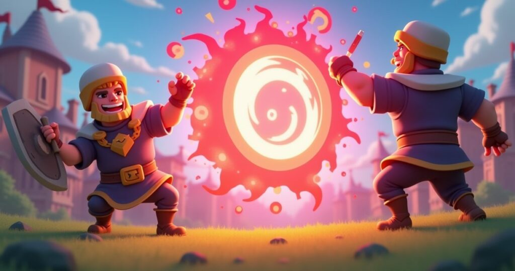 Clash of Clans Rage Spell illustration
