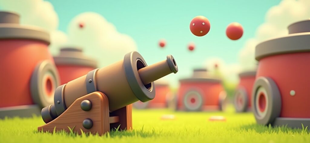 Ricochet Cannon illustration