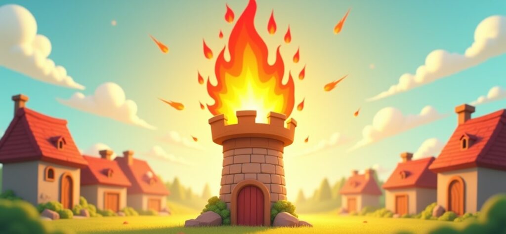 Clash of Clans Roaster illustration