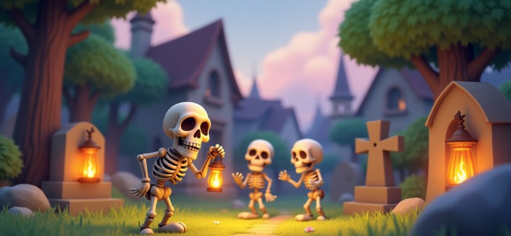 Skeleton Park illustration