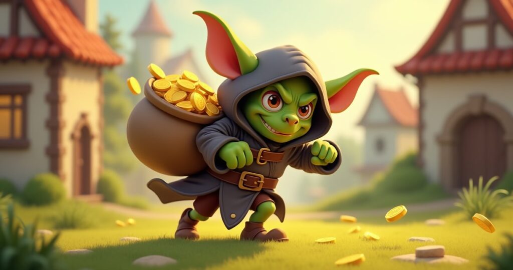 Clash of Clans Sneaky Goblin illustration
