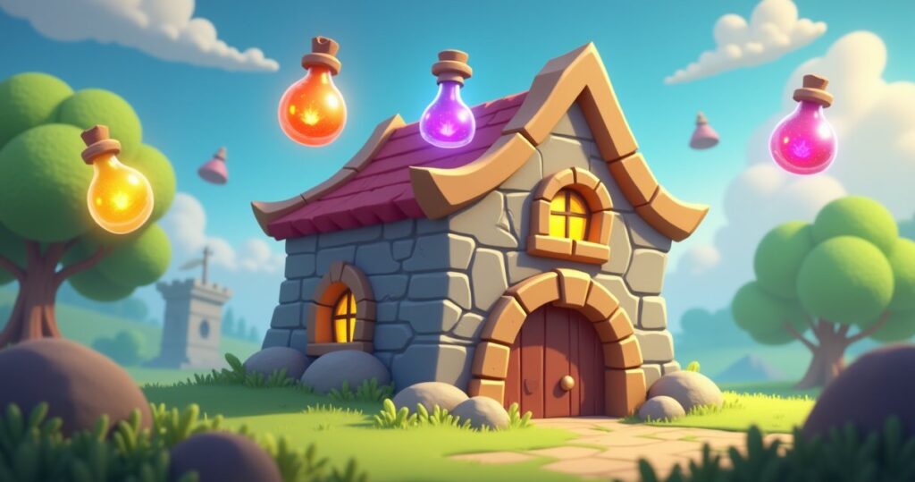 Clash of Clans Spells illustration