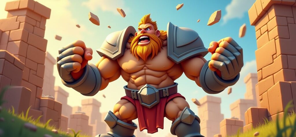 Clash of Clans Super Giant illustration