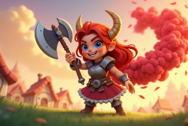 Clash of Clans Super Valkyrie illustration