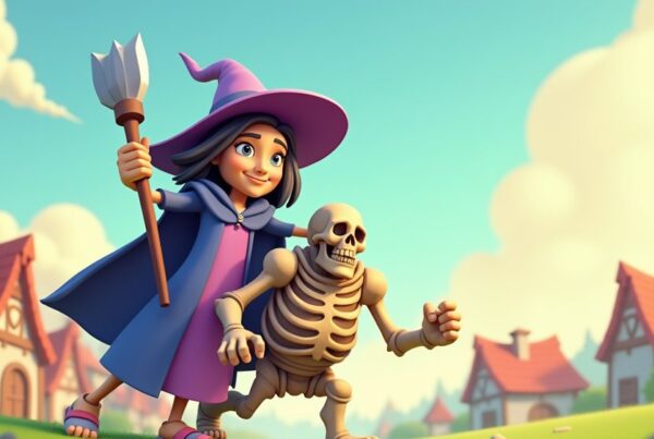 Clash of Clans Super Witch illustration