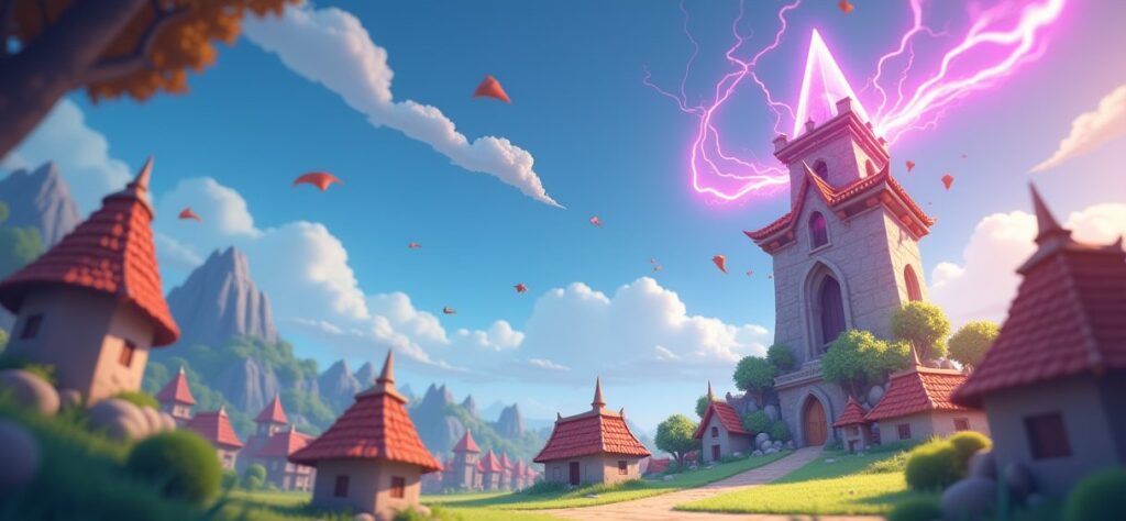 Super Wizard Tower illustration
