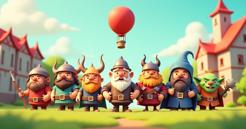 Clash of Clans Troops illustration