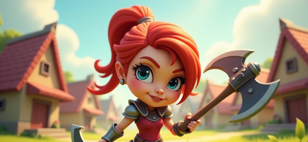 Clash of Clans Valkyrie illustration