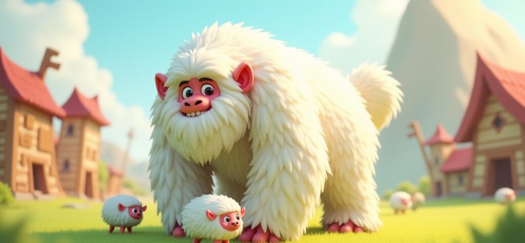 Clash of Clans Yeti illustration